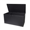 SKRAN 230 Gallon Resin Outdoor Deck Box Waterproof, Patio Storage Box with Lockable Storage Containers for Patio, Backyard, Pool - 2 of 4