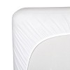 Sealy Naturals Cotton Fitted Crib & Toddler Mattress Pad - image 3 of 4