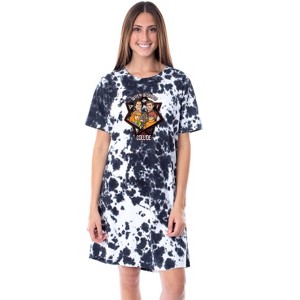 Supernatural Womens' Scoobynatural Worlds Collide Nightgown Pajama Shirt Multicolored - 1 of 3