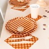 Jollity & Co. - Check It! Café Con Leche Dessert Plates - Pack of 8 Paper Plates - 2 of 3