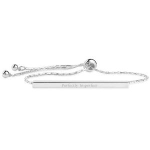 SHINE by Sterling Forever Inspirational Bar Slider Bracelet - 1 of 2