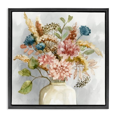 Stupell Industries Wildflower Watercolor Bouquet, 25" x 25"