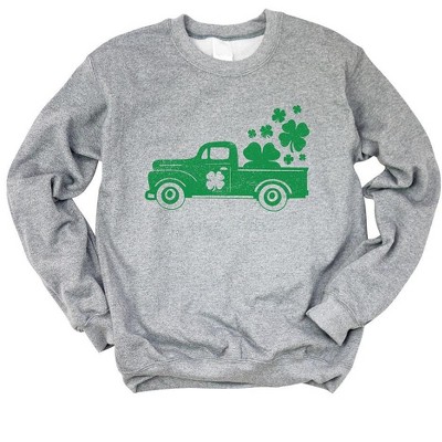 Simply Sage Market Women's Graphic Sweatshirt Shamrock Truck