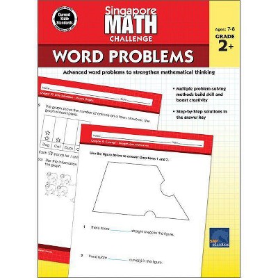 Singapore Math Challenge Word Problems, Grades 2 - 5 - (Paperback)