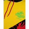 Jurassic Park Split Panels Adult Long Sleeve Hooded Sweatshirt - 3 of 3