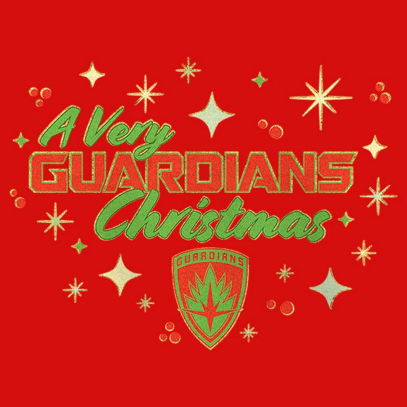 Girl's Guardians of the Galaxy Holiday Special A Very Guardians Christmas T-Shirt, 2 of 6