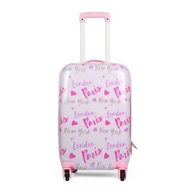 target pink suitcase