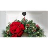 Haute Décor 4.7" Attract Magnetic Christmas Wreath Hanger Matte Black: Weather-Resistant Door Hook, Outdoor Use - 3 of 4