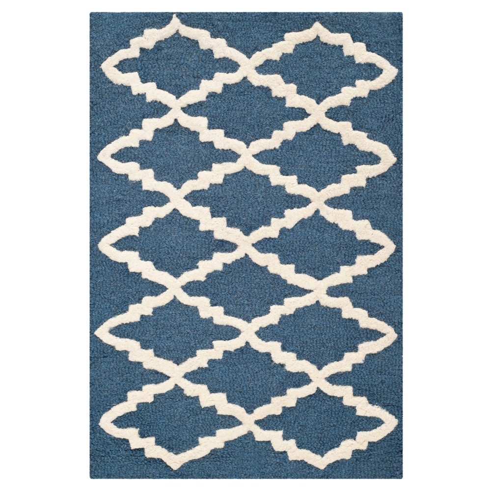 Denzel Area Rug - Navy/Ivory (2'x3') - Safavieh