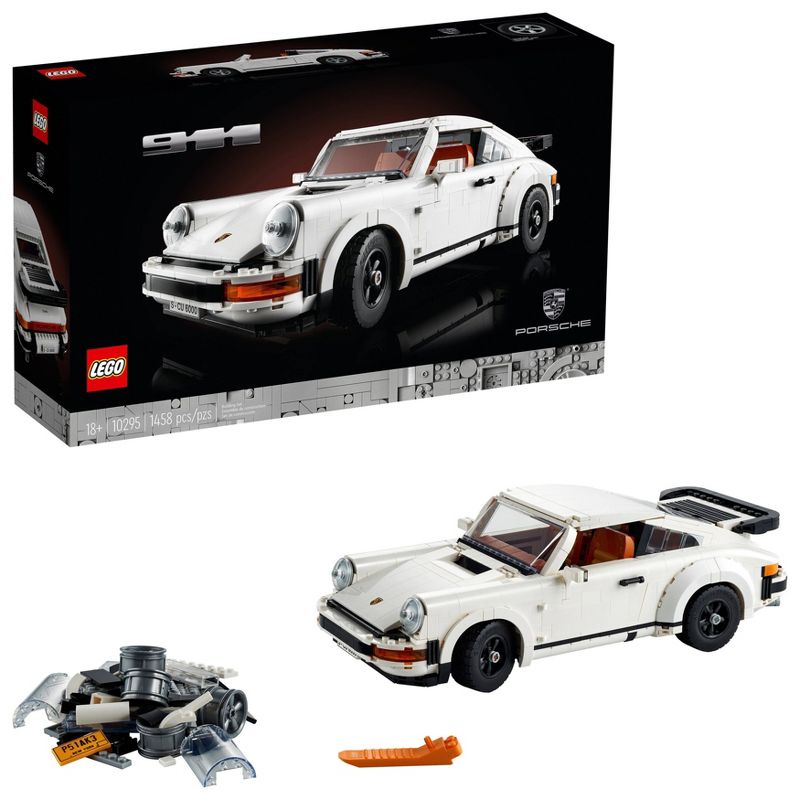 LEGO Icons Porsche 911 Collectible Car Model Kit 10295, 1 of 10