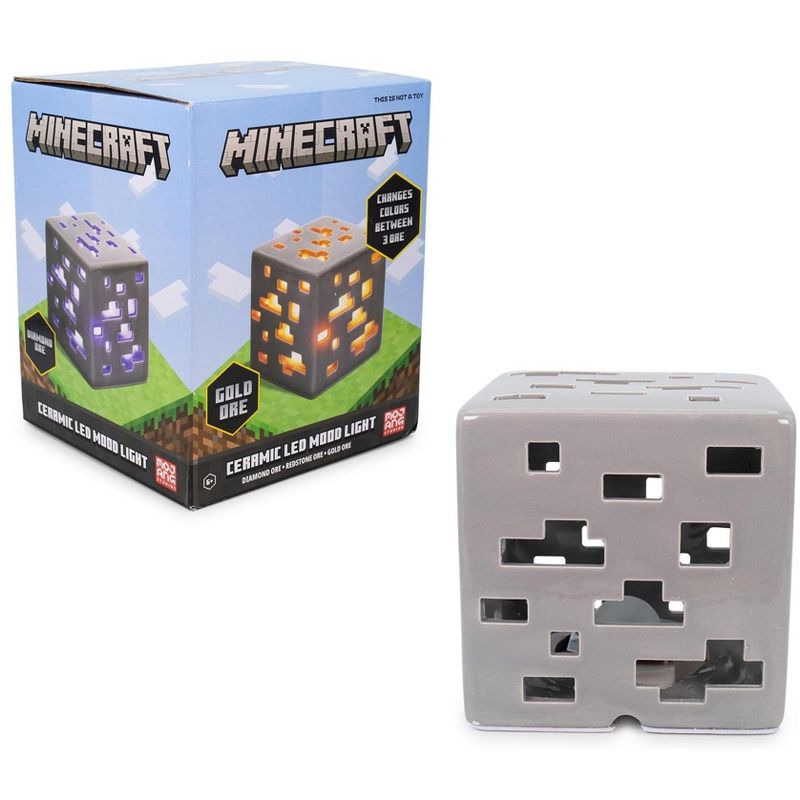 Ukonic Minecraft Ceramic Ore Block LED Mood Light | 6 Inches Tall, 2 of 7