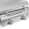 Megamaster 2-Burner Portable Stainless Steel Tabletop 16000 BTU Gas Grill 820-0033M - 4 of 4