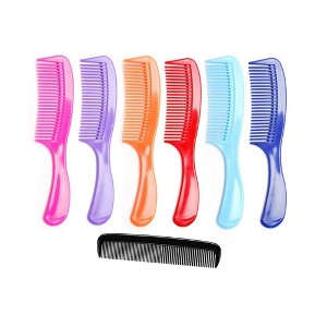 LOVELAY CREATIONS 6-Pack Colorful Styling Combs - 1 of 4