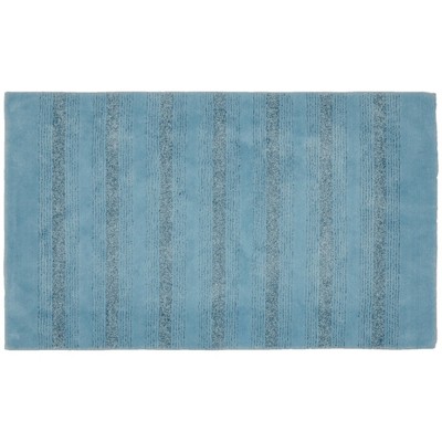 30"x50" Essence Nylon Washable Bathroom Rug Basin Blue - Garland Rug