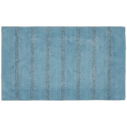 30"x50" Essence Nylon Washable Bathroom Rug Basin Blue - Garland Rug - image 1 of 4