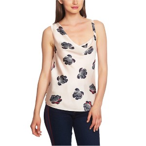 1.STATE Womens Drapey Floral Sleeveless Blouse Top - 1 of 1