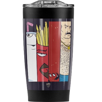 Aqua Teen Hunger Force Group Tiles Steel Tumbler 20oz Coffee Travel Mug
