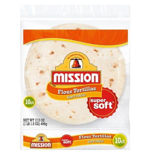 Mission Taco Size Flour Tortillas - 17.5oz/10ct - image 1 of 3