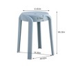 NicBex  6-Pack Plastic Nesting Dining Stools, Bar Stool for Indoor/Outdoor, Portable Seating Chairs for Home/Office/Classroom - 4 of 4