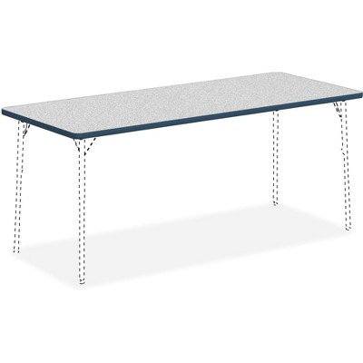 Lorell Activity Tabletop 30"x72" Gray/Navy 99920