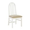 Set of 2 Sybill Slat Back Side Chairs - Linon: Beechwood Frame, Upholstered Cushion - 3 of 4