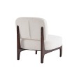CAVINAS 25.5" Modern Boucle Accent Chair with Solid Wood Frame, Minimalist Lounge Armchair for Living Room, Bedroom, Office - 4 of 4