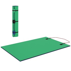 Soozier 9' x 6' Lily Pad Floating Mat for Lake, 3-Layer Tear-Resistant XPE Foam Water Mat for 2 Adults, Floating Pad for Pool, Ocean, Beach - 1 of 4