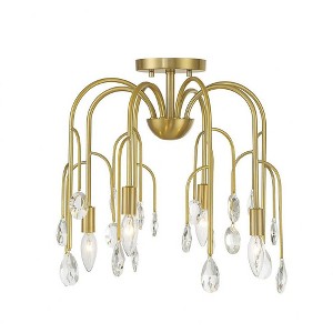 Savoy House Anholt 4 - Light Pendant in  Noble Brass - 1 of 4