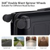 Syemin Luggage 3 Piece Hardside Luggage Set with Spinner Wheels, TSA Locks, Lightweight ABS Suitcases (20"/24"/28"), Black, 19.88"*10.63"*29.92" - 4 of 4