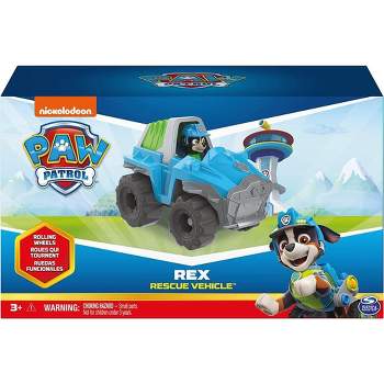 Paw Patrol, Rex’s Dinosaur Rescue Vehicle with Collectible Action Figure, Kids Toys for Ages 3 and Up