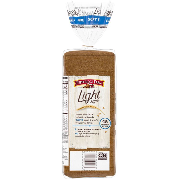 Pepperidge Farm Light Style Soft Wheat Bread - 16oz, 2 of 6