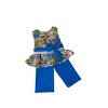 Doll Clothes Superstore Flower Top With Blue Pants Fits 14-15 Inch Baby Dolls - 4 of 4