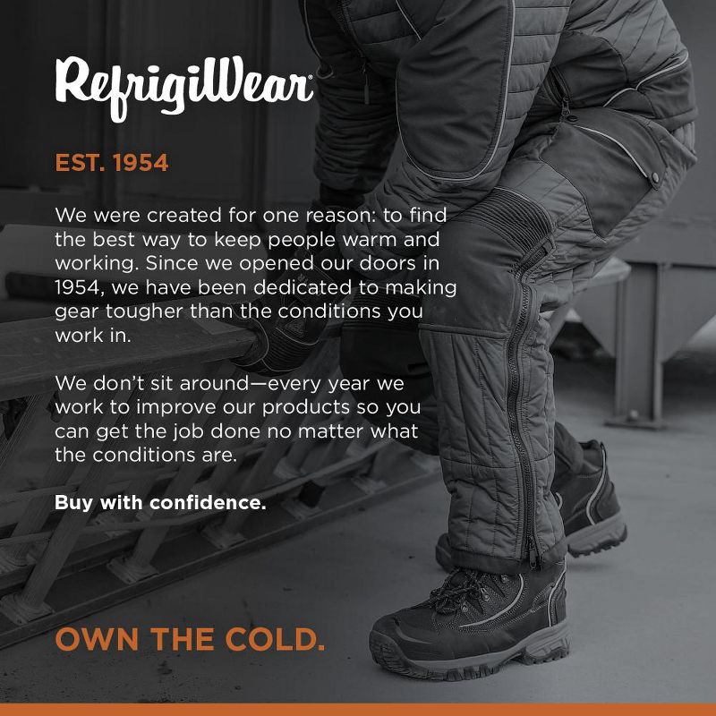RefrigiWear Men's Crossover Hiker Waterproof Lightweight Work Boots, 5 of 8