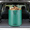 VEVOR 3-Pack 72 Gallon Reusable Yard Waste Bag, Large Lawn Garden Bags, Heavy Duty Collapsible Garden Leaf Trash Container,Green - 2 of 4