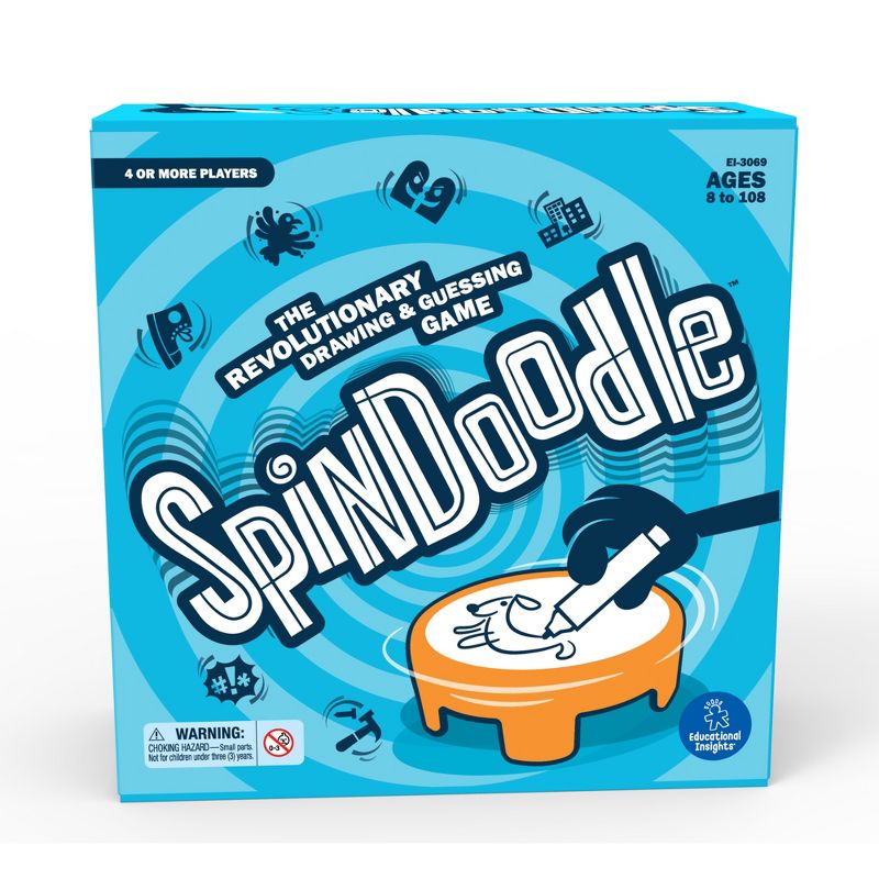 Educational Insights Spindoodle, Draw On A Spinning Board, Perfect For Family Game Night, Ages 8+, 1 of 6