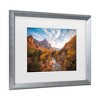 Trademark Fine Art - Michael Zheng Watchman Sunset Matted Framed Art - 3 of 4