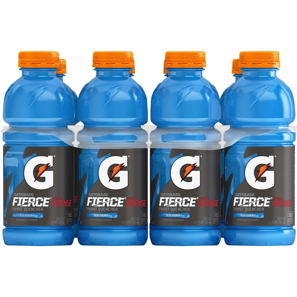 UPC 052000104127 product image for Gatorade Fierce Blue Cherry Sports Drink - 8pk/20 fl oz Bottles | upcitemdb.com