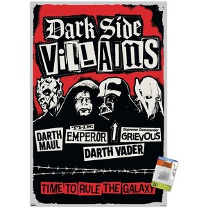 Trends International Star Wars: The Dark Side - Villains Unframed Wall Poster Prints - 1 of 4
