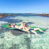 Soozier 9' x 6' Lily Pad Floating Mat for Lake, 3-Layer Tear-Resistant XPE Foam Water Mat for 2 Adults, Floating Pad for Pool, Ocean, Beach - 2 of 4
