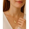Molenia Gold Boho Leaf Necklace Women: 14K 925 Sterling Silver Dainty Hawaiian Necklace Everyday Jewelry Cute Birthday Anniversary Holiday Gifts - 2 of 4
