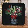 Courtside Market Sprig of Peace 6.5x6.5 Artboard Lid & 20oz Candle Set - 3 of 3