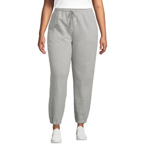 Lands' End Women's Serious Sweats High Rise Jogger Pants - 1 of 3