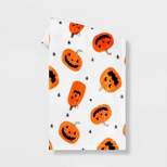 Tossed Small Jack-O-Lanterns Halloween Throw Blanket - Hyde & EEK! Boutique™