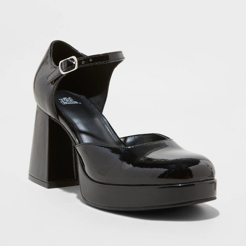 Black Leather Paint Shoes : Target