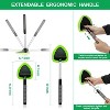 Aoibox Windshield Cleaner Tool with Extendable Handle & Microfiber Pads, Auto Wiper Brush for Car, Trucks, SUVs, RVs & Home Windows - 4 of 4