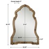 Uttermost Agustin Light Walnut Mirror - 3 of 3