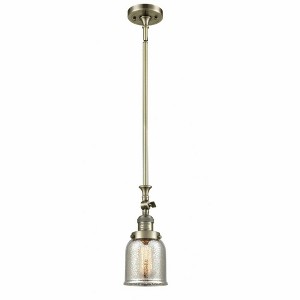 Bell - 1 Light Stem Hung Tiltable Mini Pendant In Industrial Style-14 Inches Tall and 5 Inches Wide - 1 of 1