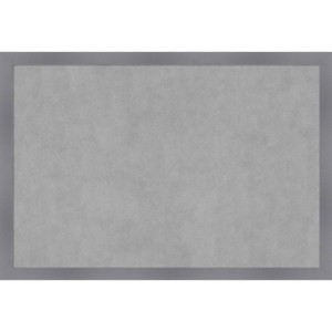 38"x26" Edwin Framed Magnetic Board Gray - Amanti Art - 1 of 4