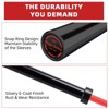 Barbell Bar for Weightlifting and Powerlifting 45lb, 1500Lbs Load Capacity Bench Press Fit 2" Standard Weights, Strength Training for Home Gym - 2 of 4