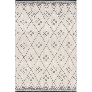 Nuloom Sydney Pet Friendly Machine Washable Diamond Trellis Area Rug - 1 of 4